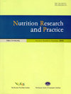 Nutrition Research and Practice杂志封面